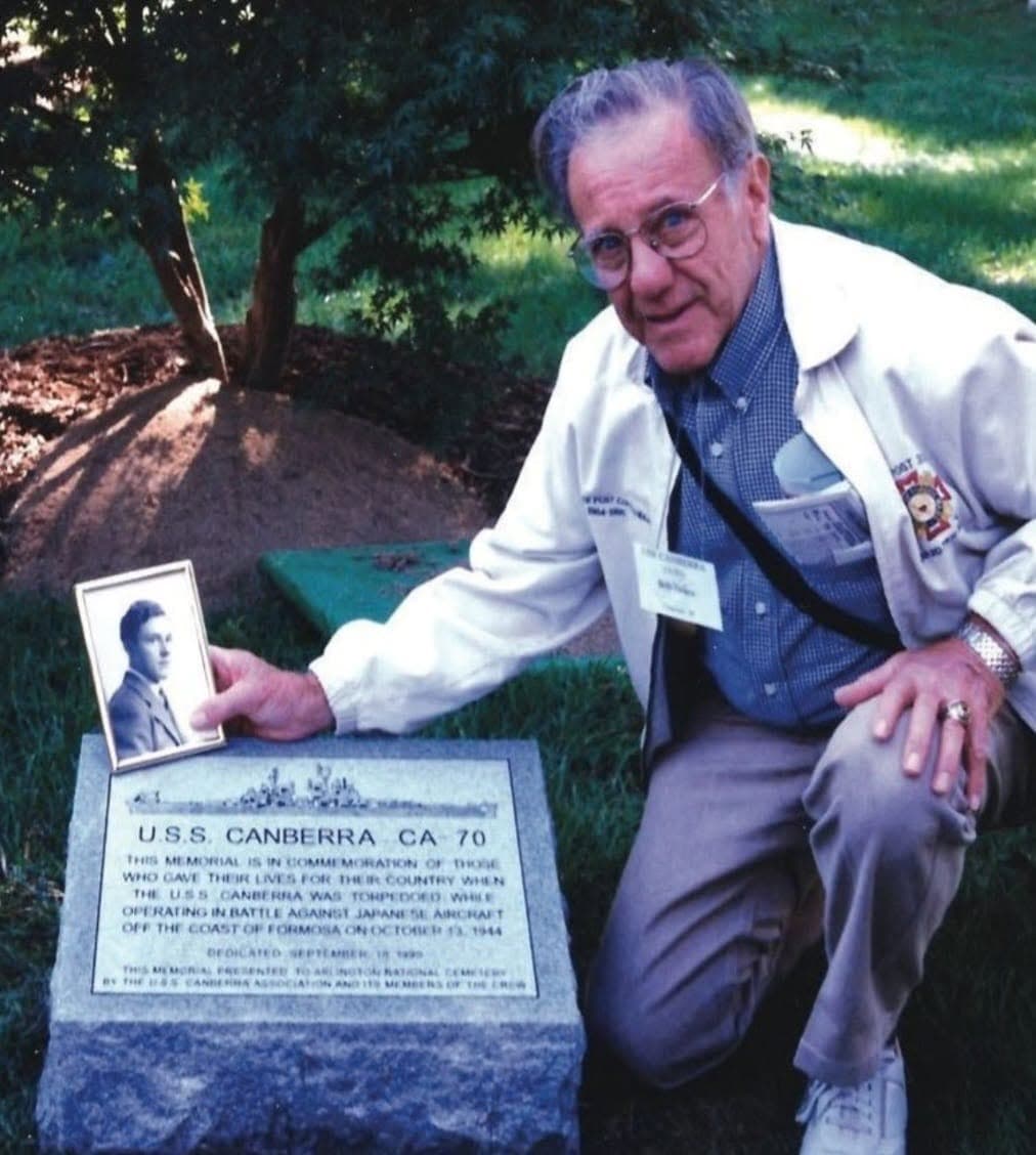 During World War II, the late Bob Greco survived a torpedo attack on his ship, the USS Canberra. His friend and Cranford High School classmate Jimmy Roberts, who was also aboard, did not. Years later, Greco’s heartfelt Memorial Day words inspired the Cranford 86 Project.